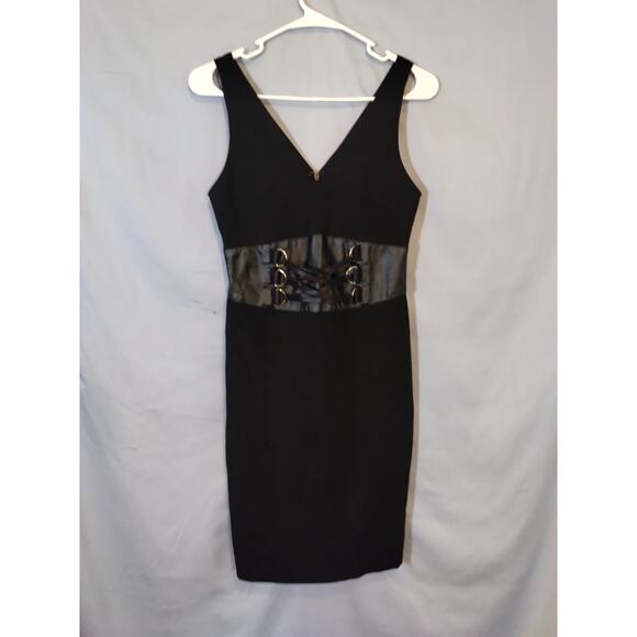 Lette Black Bodycon Dress - Picture 2 of 9